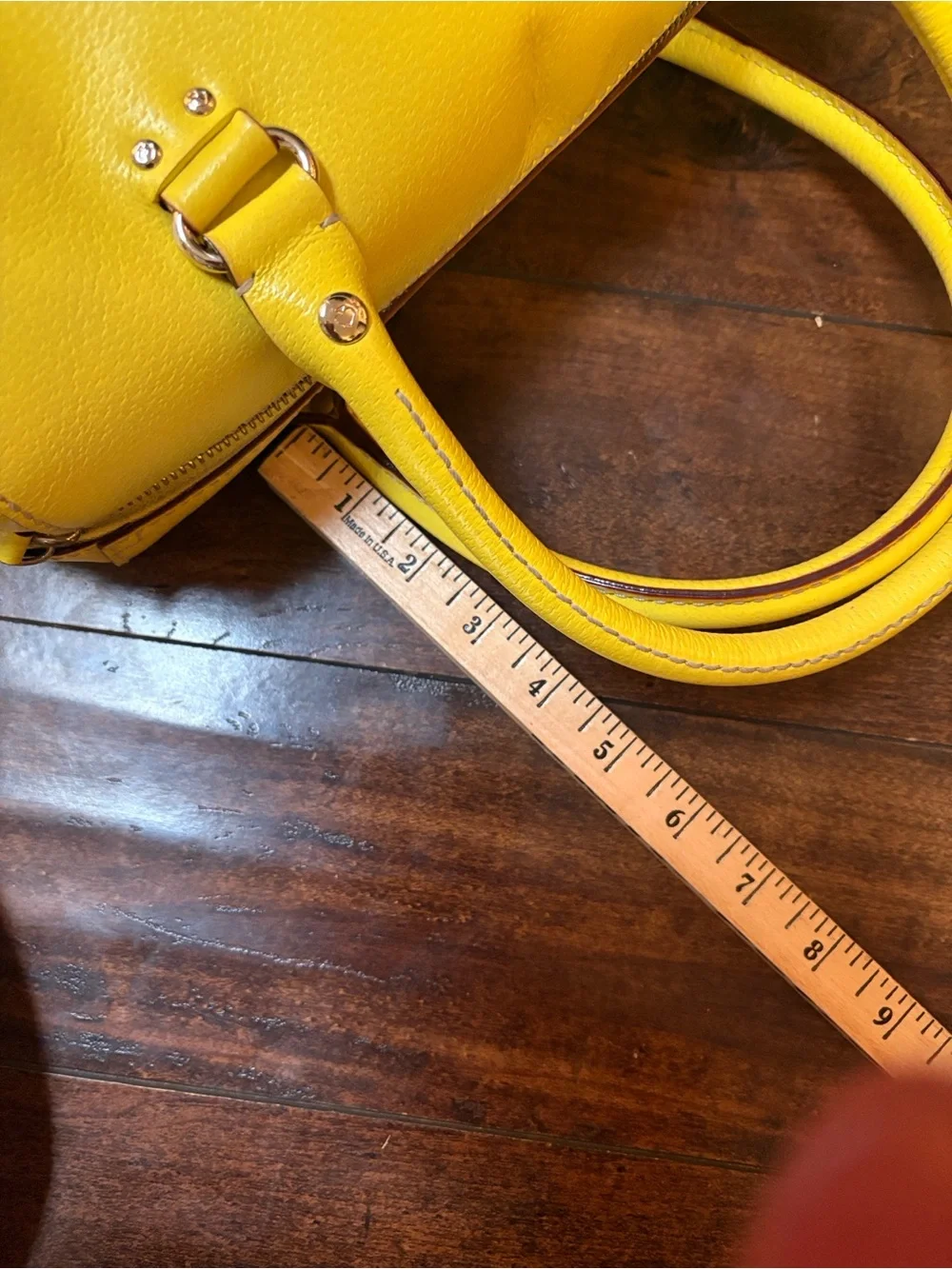 Kate Spade Sunshine Yellow Satchel Shoulder Top Handle Doctor Style Handbag